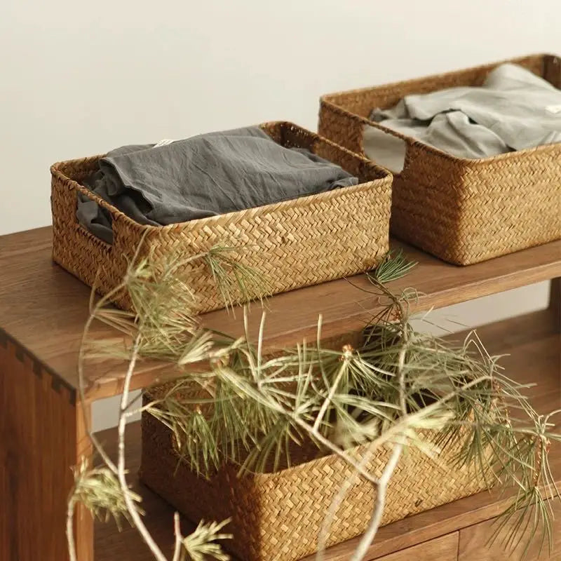 Harvest Woven Seagrass Basket