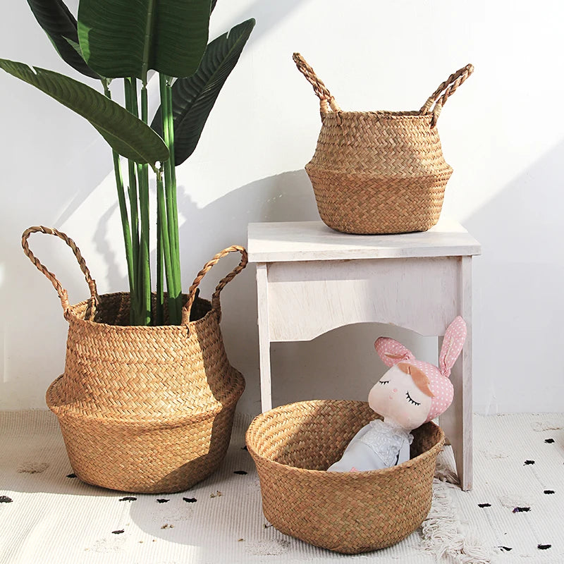Seagrass basket weave
