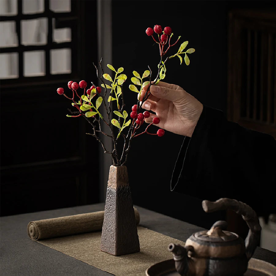 Bud vases with single stems