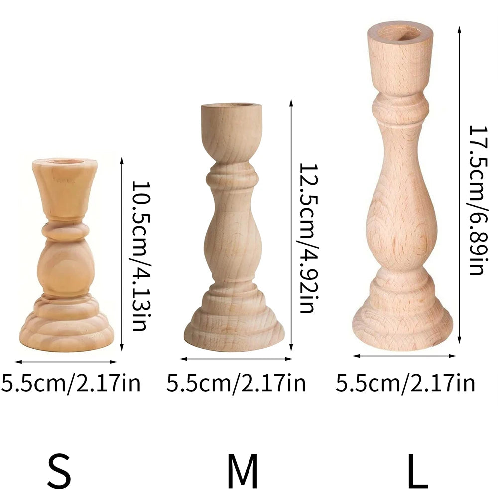 Measurements for the small, medium and large heights
